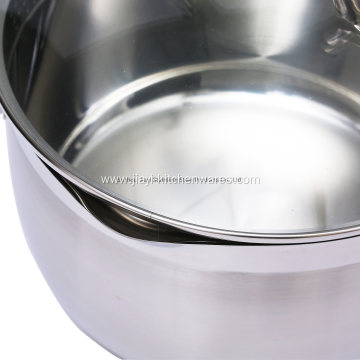 Stainless Steel Target Aluminum Stockpot with Lid SUS304